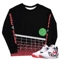 Air Tech Challenge 2 "Hot Lava" All Net Sweatshirt - Sneaker Tees to match Air Jordan Sneakers