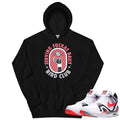 Air Tech Challenge 2 Hot Lava "Servin" Sweatshirt - Sneaker Tees to match Air Jordan Sneakers