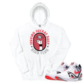 Air Tech Challenge 2 Hot Lava "Servin" Sweatshirt - Sneaker Tees to match Air Jordan Sneakers