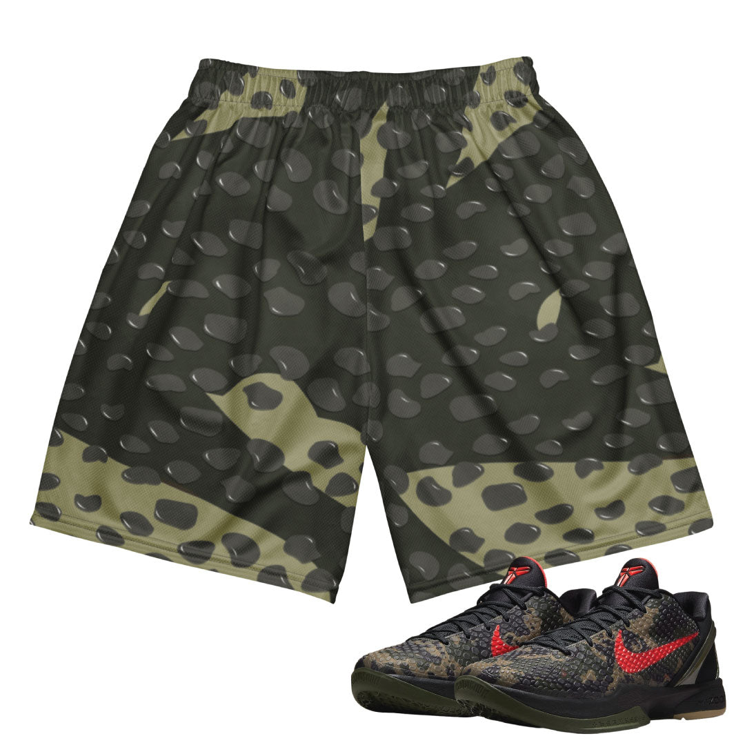 Kobe 6 Italian Camo Mesh Shorts