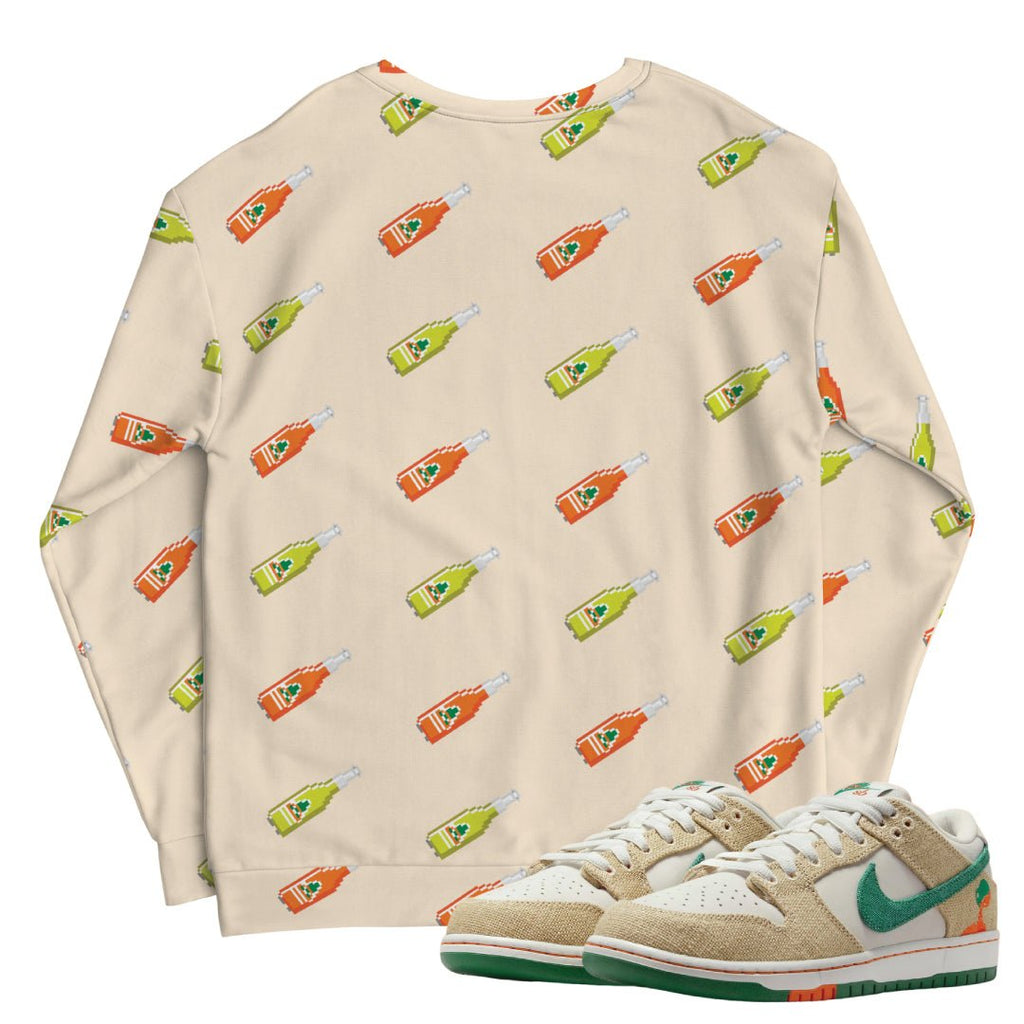 Jarritos Sneakers Pattern Sweatshirt - Sneaker Tees to match Air Jordan Sneakers
