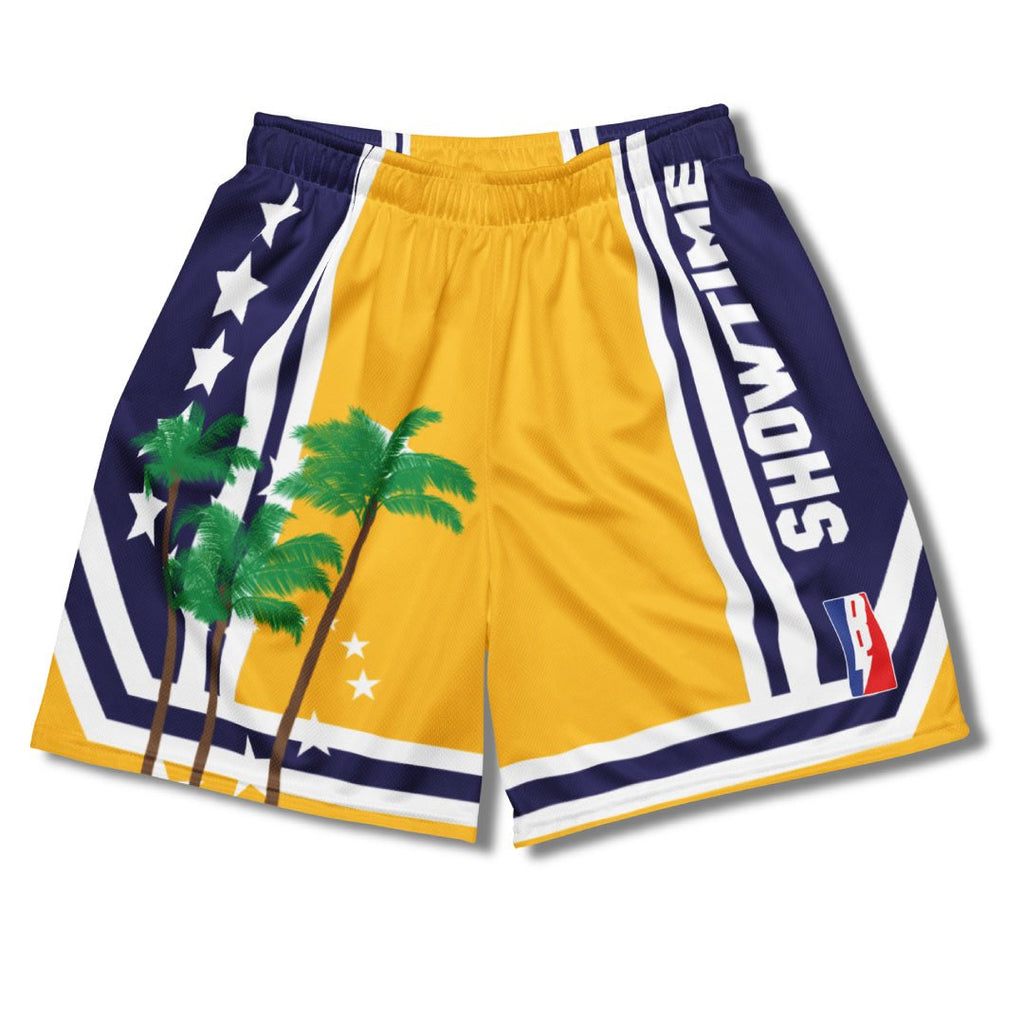 LA LA Land Los Angeles Basketball Mesh Shorts - Sneaker Tees to match Air Jordan Sneakers