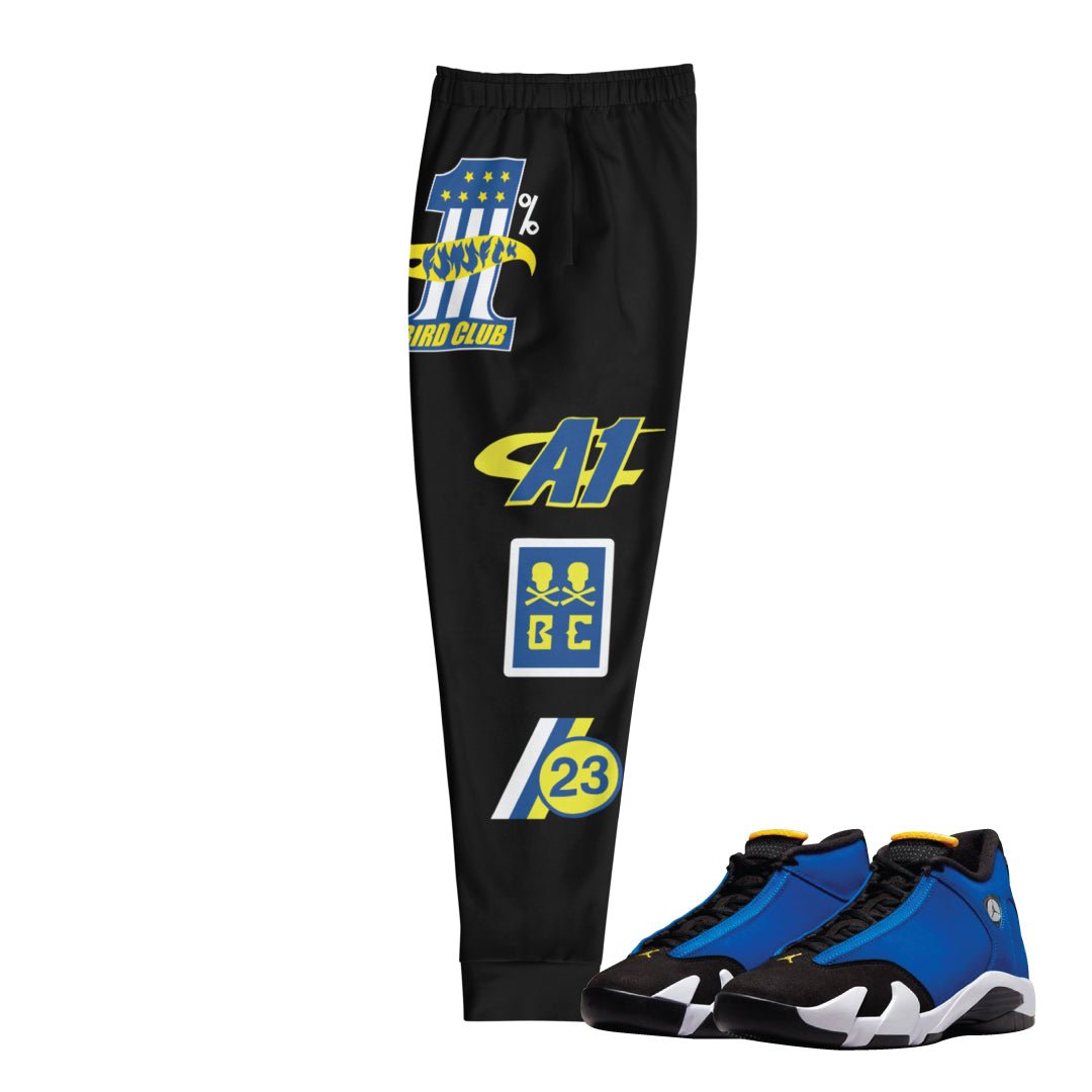 Retro 14 Laney "1 %er" Joggers - Sneaker Tees to match Air Jordan Sneakers