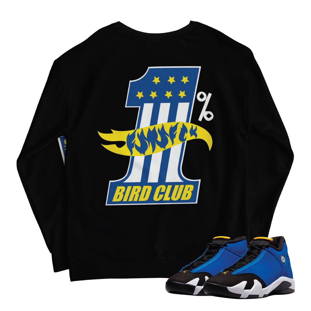 Retro 14 Laney "1 %er" Sweatshirt - Sneaker Tees to match Air Jordan Sneakers