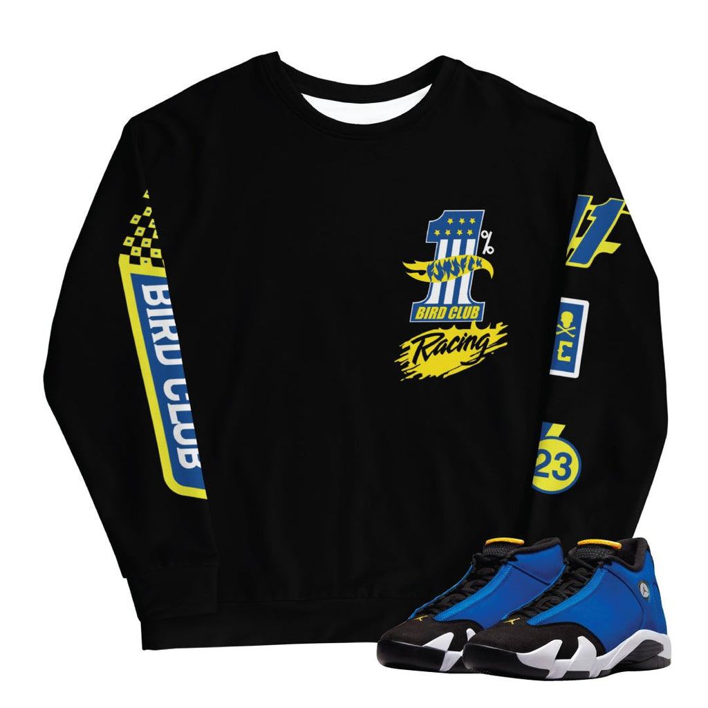 Retro 14 Laney "1 %er" Sweatshirt - Sneaker Tees to match Air Jordan Sneakers