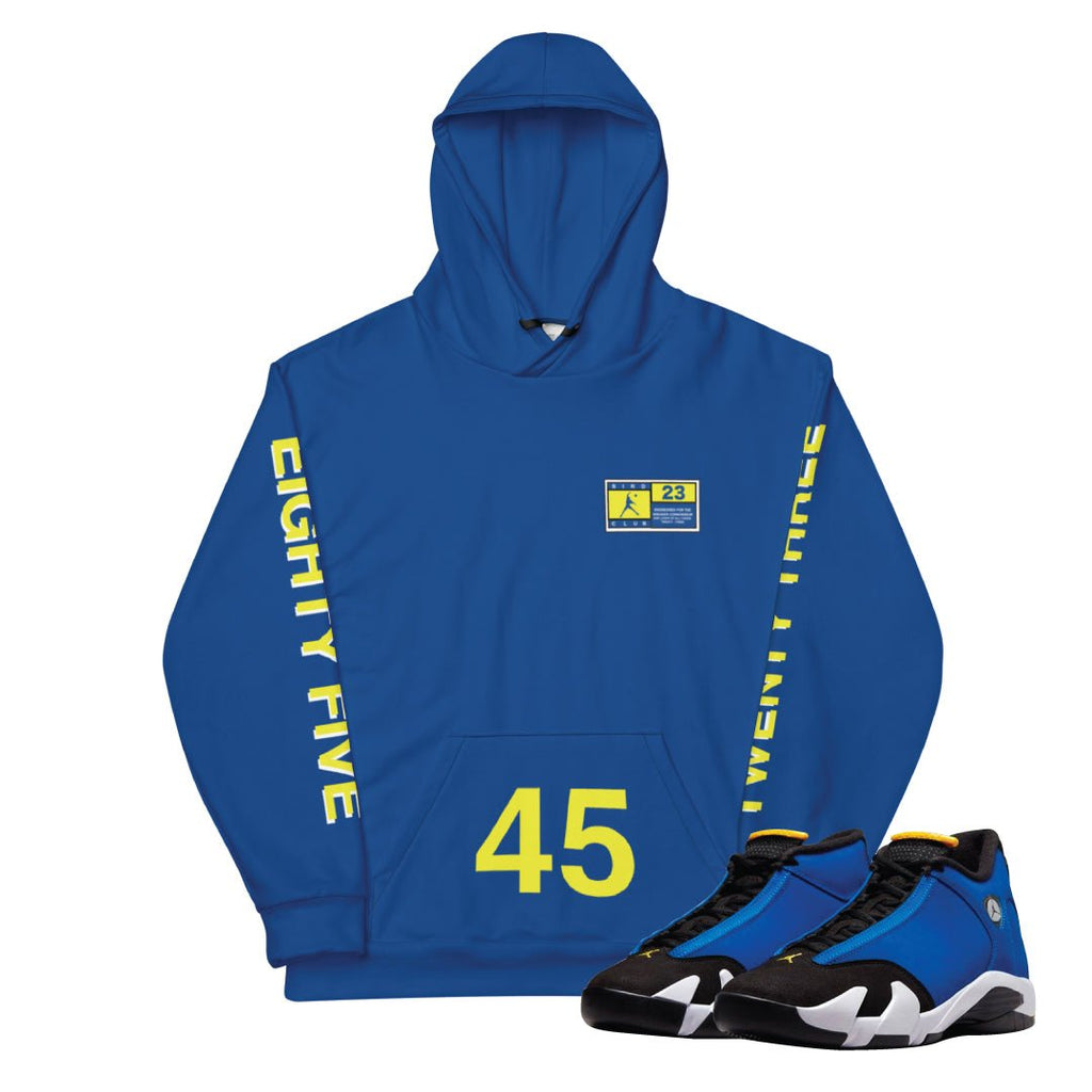 Retro 14 Laney Mike Hoodie - Sneaker Tees to match Air Jordan Sneakers