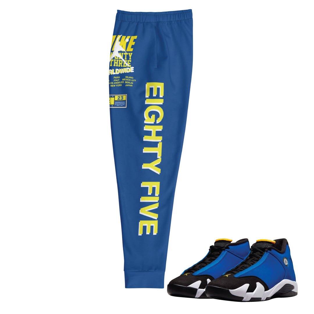 Retro 14 Laney Mike Joggers - Sneaker Tees to match Air Jordan Sneakers