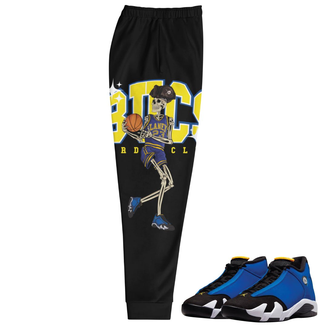 Retro 14 Laney Bucs Skeleton Joggers - Sneaker Tees to match Air Jordan Sneakers