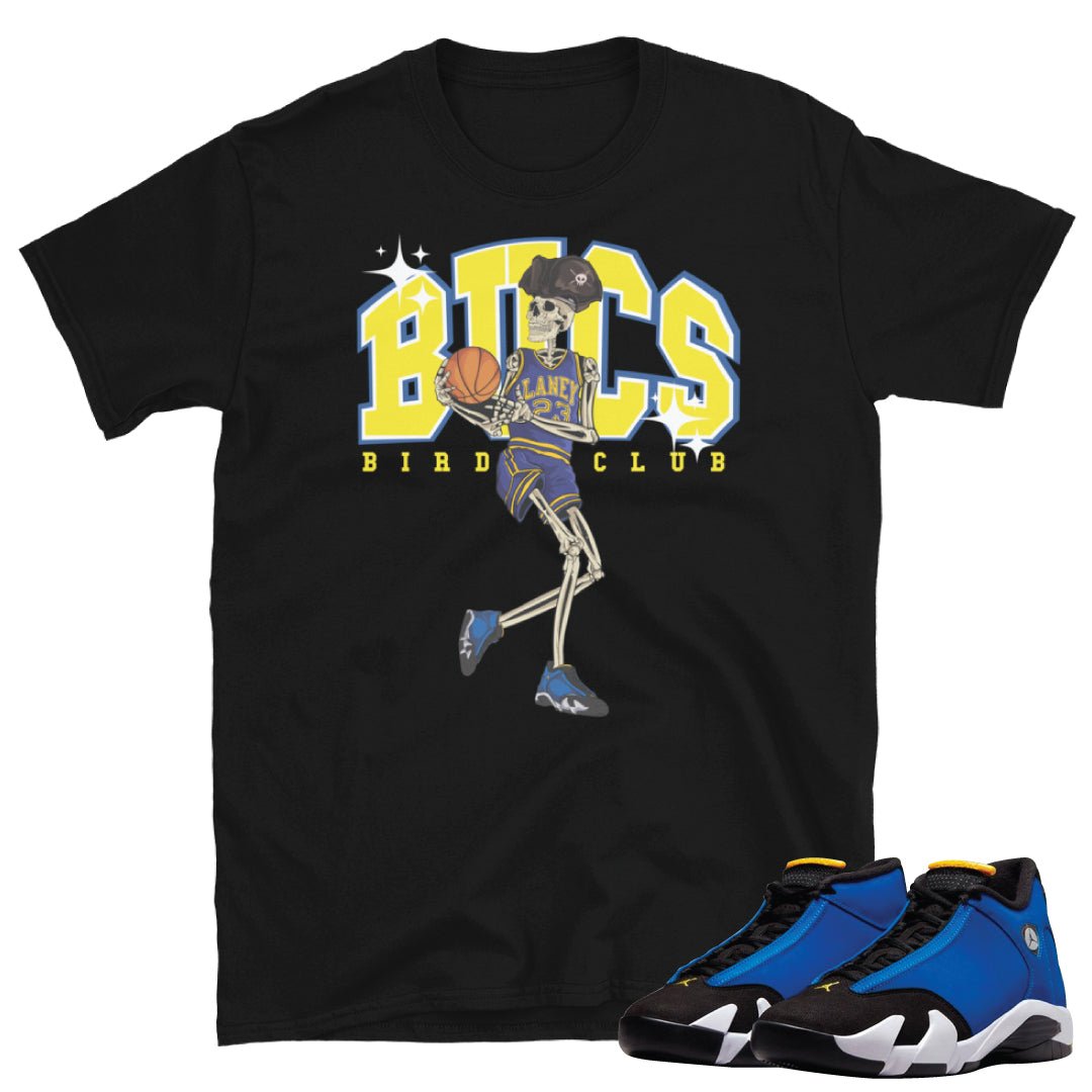 Retro 14 "Laney" Skeleton Bucs Shirt - Sneaker Tees to match Air Jordan Sneakers