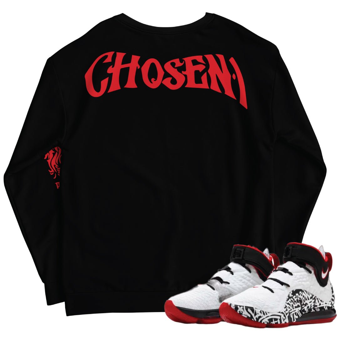 LEBRON 4 GRAFFITI TATTOO SWEATSHIRT - Sneaker Tees to match Air Jordan Sneakers