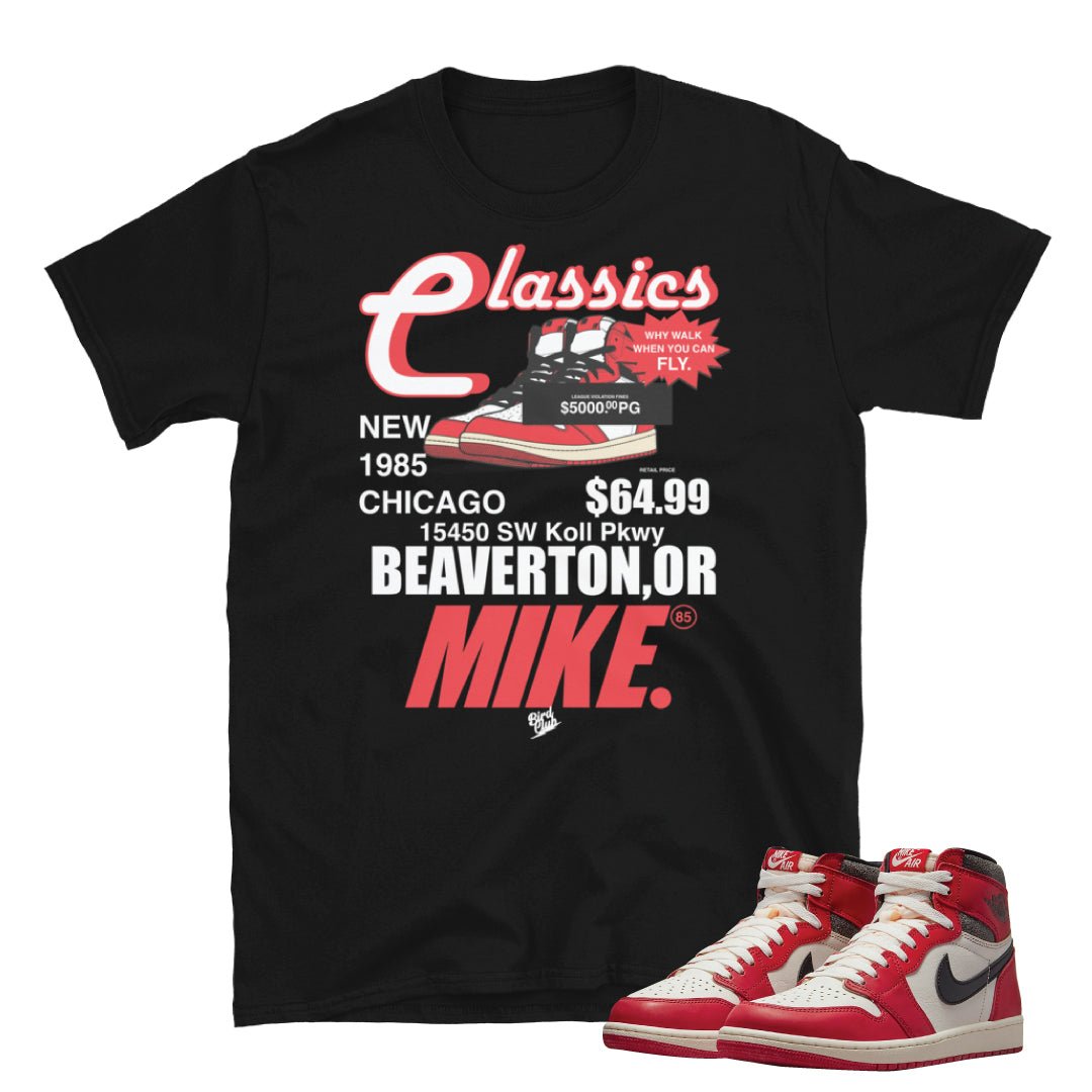 Retro 1 "Lost & Found" Shirt - Sneaker Tees to match Air Jordan Sneakers
