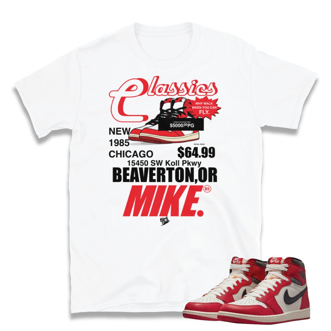 Retro 1 "Lost & Found" Shirt - Sneaker Tees to match Air Jordan Sneakers