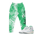Retro 2 Lucky Green Joggers - Sneaker Tees to match Air Jordan Sneakers