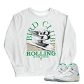 Retro 2 Lucky Green Sweatshirt - Sneaker Tees to match Air Jordan Sneakers