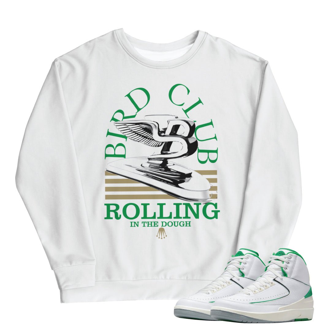 Retro 2 Lucky Green Sweatshirt - Sneaker Tees to match Air Jordan Sneakers