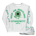 Retro 2 Lucky Green Sweatshirt - Sneaker Tees to match Air Jordan Sneakers