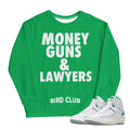 Retro 2 Lucky Green Sweatshirt - Sneaker Tees to match Air Jordan Sneakers