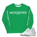 Retro 2 Lucky Green Sweatshirt - Sneaker Tees to match Air Jordan Sneakers