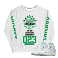 Retro 2 Lucky Green Sweatshirt - Sneaker Tees to match Air Jordan Sneakers