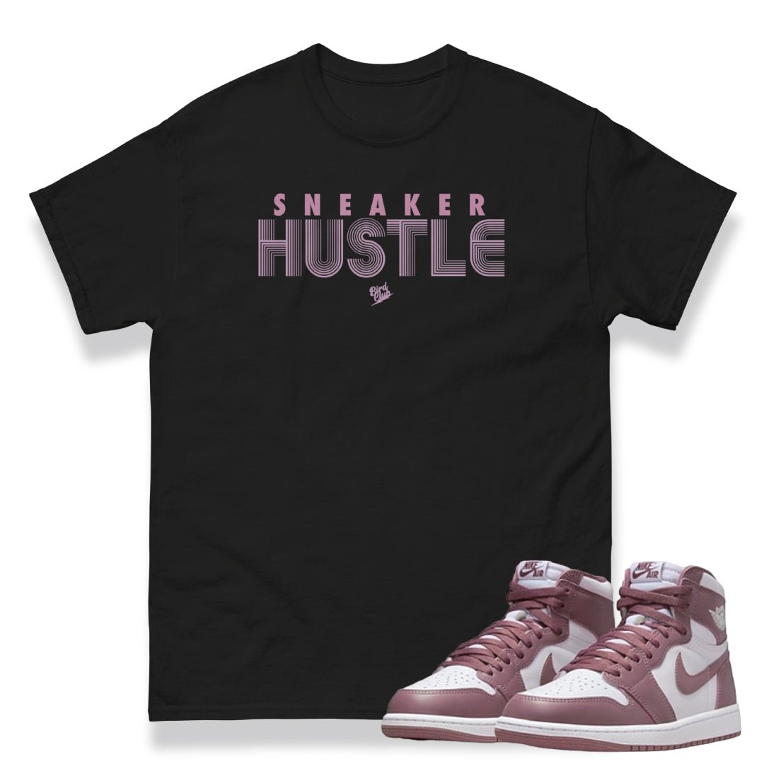 Retro 1 OG Mauve "Hustle" Shirt - Sneaker Tees to match Air Jordan Sneakers