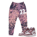 Retro 1 OG "Mauve" Splatter Joggers - Sneaker Tees to match Air Jordan Sneakers