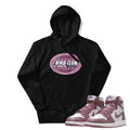Retro 1 OG "Mauve" Worldwide Hoodie - Sneaker Tees to match Air Jordan Sneakers