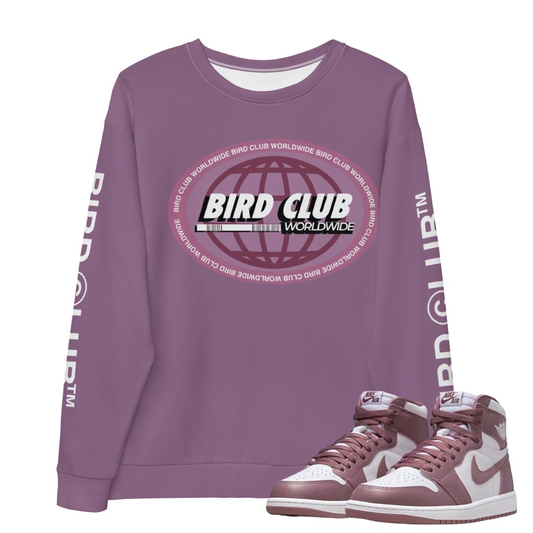 Retro 1 OG "Mauve" Sweatshirt - Sneaker Tees to match Air Jordan Sneakers