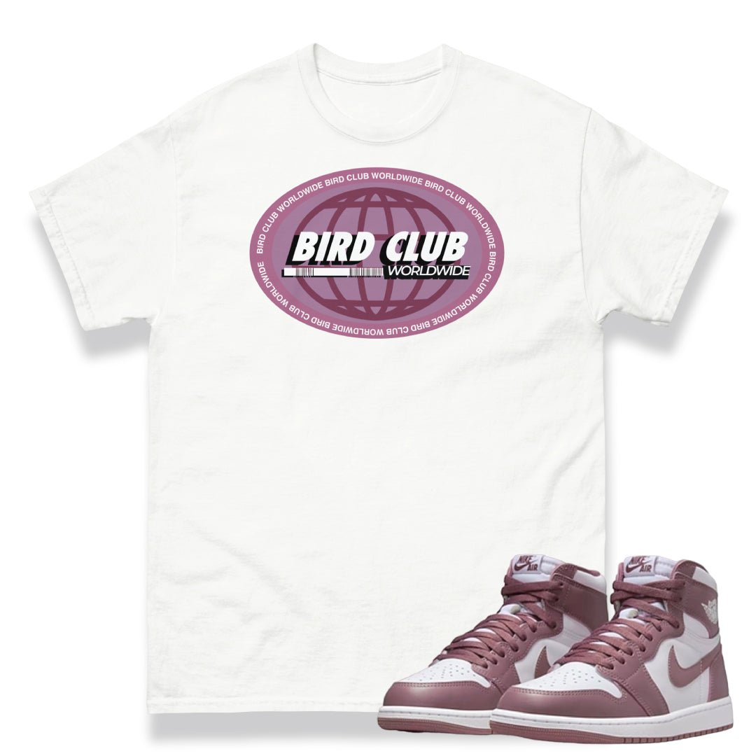 Retro 1 OG Mauve Worldwide Sneaker Shirt - Sneaker Tees to match Air Jordan Sneakers
