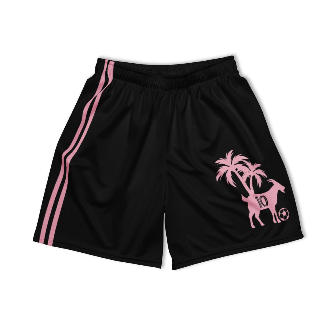 Messi Inter-Inspired Goat Mesh Shorts - Sneaker Tees to match Air Jordan Sneakers