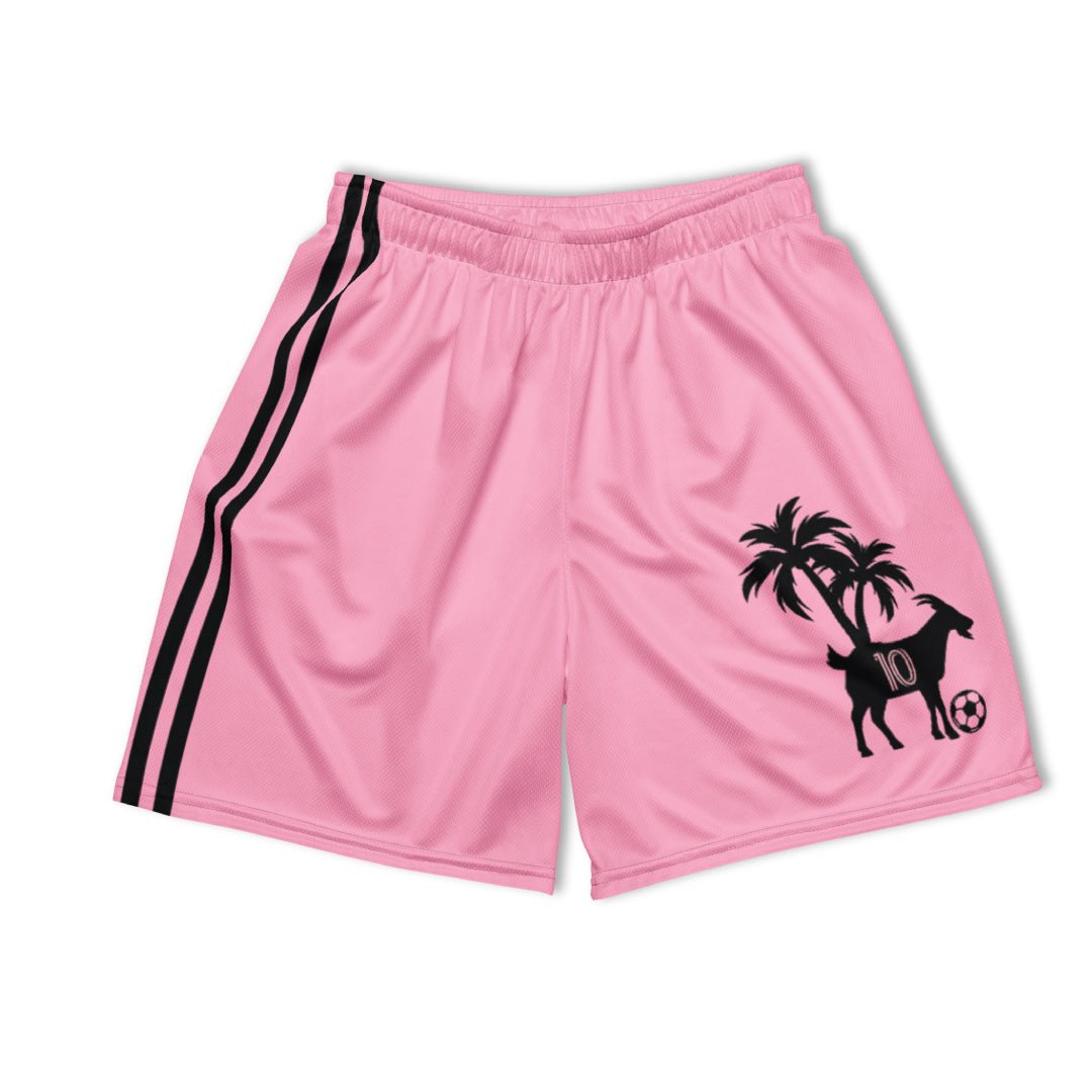 Messi Inter-Inspired Goat Mesh Shorts - Sneaker Tees to match Air Jordan Sneakers
