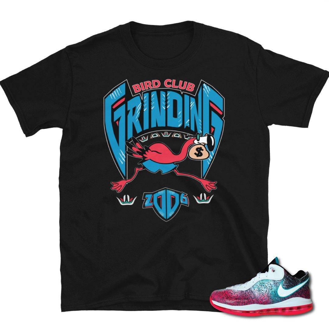 "Miami Nights" Lebron 8 Shirt - Sneaker Tees to match Air Jordan Sneakers