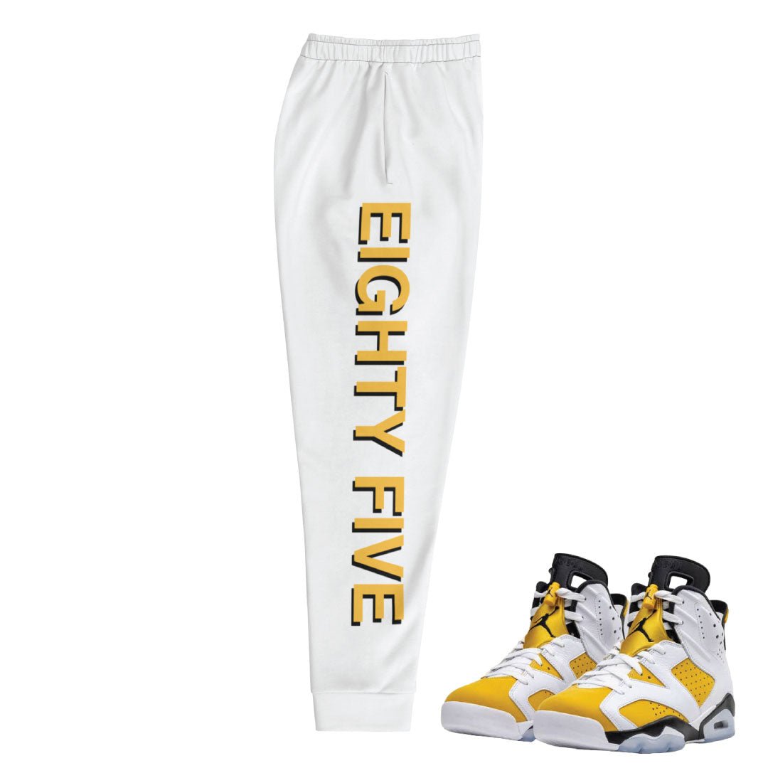 Retro 6 Yellow Ochre Joggers - Sneaker Tees to match Air Jordan Sneakers