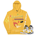 Retro 6 Yellow Ochre Hoodie - Sneaker Tees to match Air Jordan Sneakers
