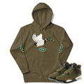 RETRO 4 CRAFT DUCK HOODIE - Sneaker Tees to match Air Jordan Sneakers