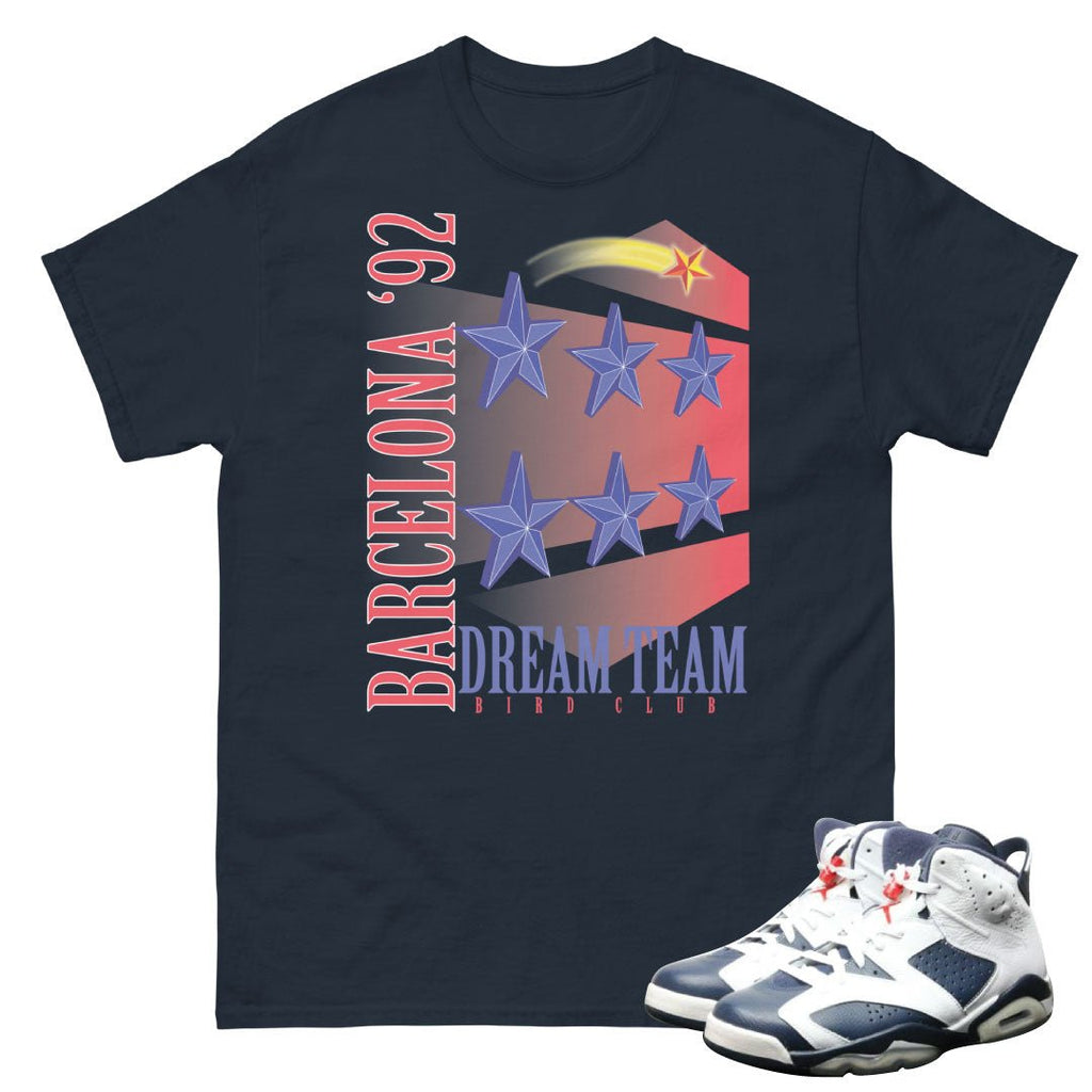 Retro 6 Olympic Trading Card Shirt