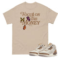 Retro 3 "Orewood Palomino" Money Shirt - Sneaker Tees to match Air Jordan Sneakers