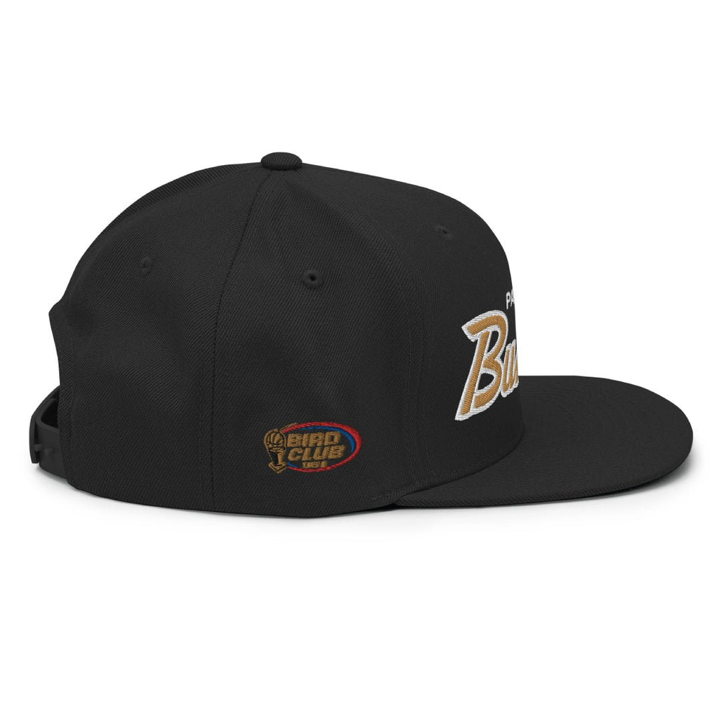 RETRO 4 OLIVE "PARTY & BULLSH*T" SNAPBACK HAT - Sneaker Tees to match Air Jordan Sneakers