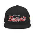 RETRO 1 OG BRED "PARTY & BULLSH*T" SNAPBACK HAT - Sneaker Tees to match Air Jordan Sneakers