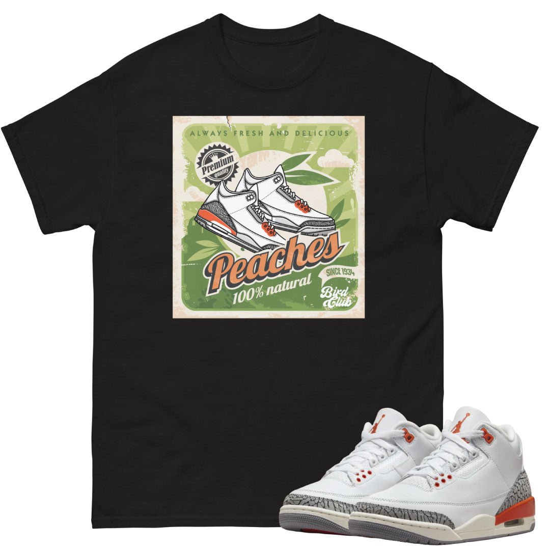 Retro 3 "Georgia Peach" Shirt