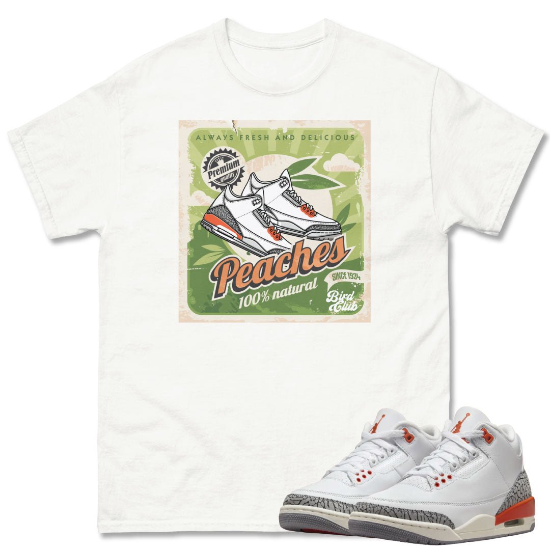 Retro 3 "Georgia Peach" Shirt