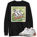 Retro 3 "Georgia Peach" Peaches Sweater