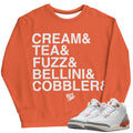 Retro 3 "Georgia Peach" Sweater
