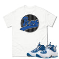 Air Penny 2 Atlantic Blue "Pros" Shirt - Sneaker Tees to match Air Jordan Sneakers