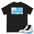 Retro 9 Powder Blue "HIKE" Shirt