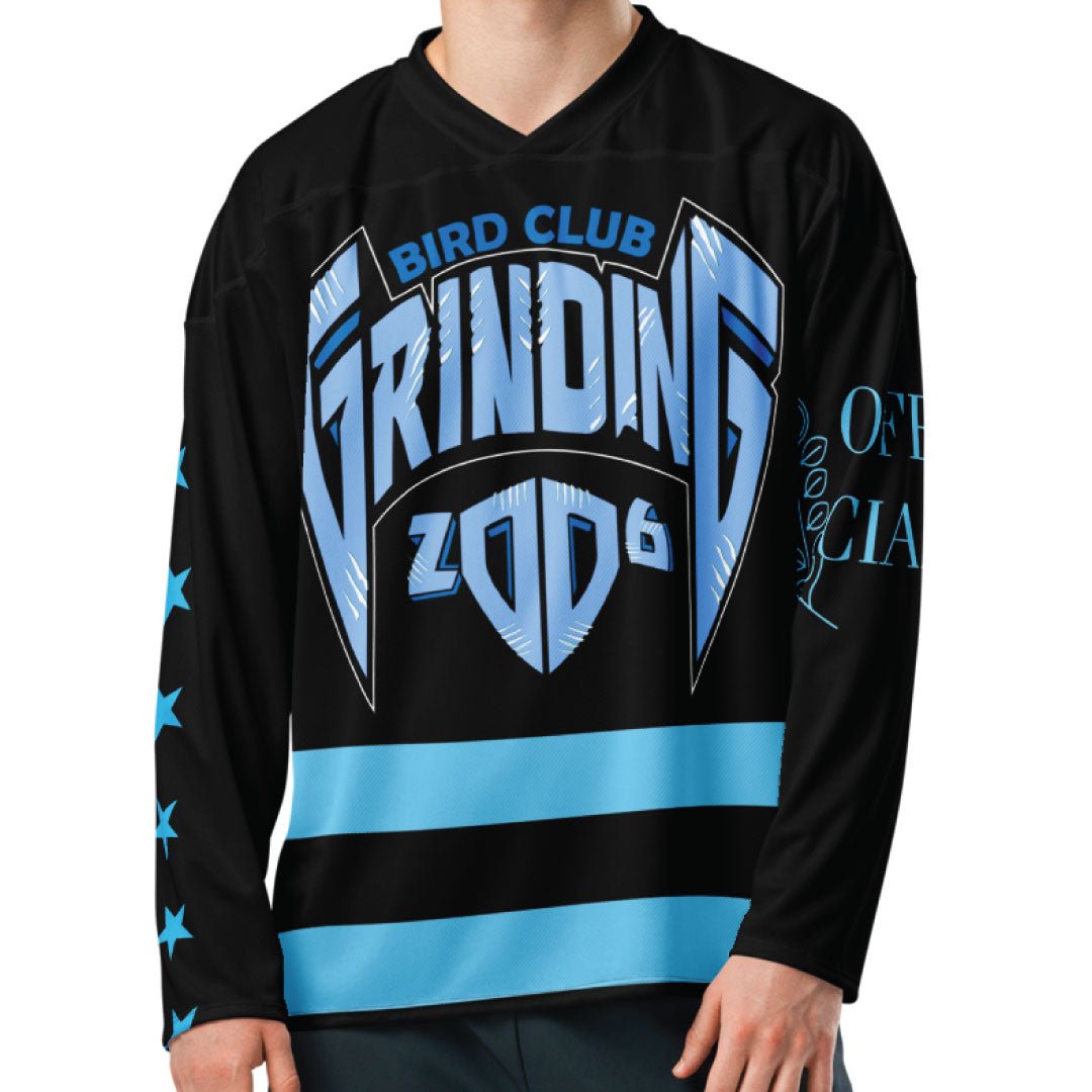 Retro 9 Powder Blue Hockey Jersey