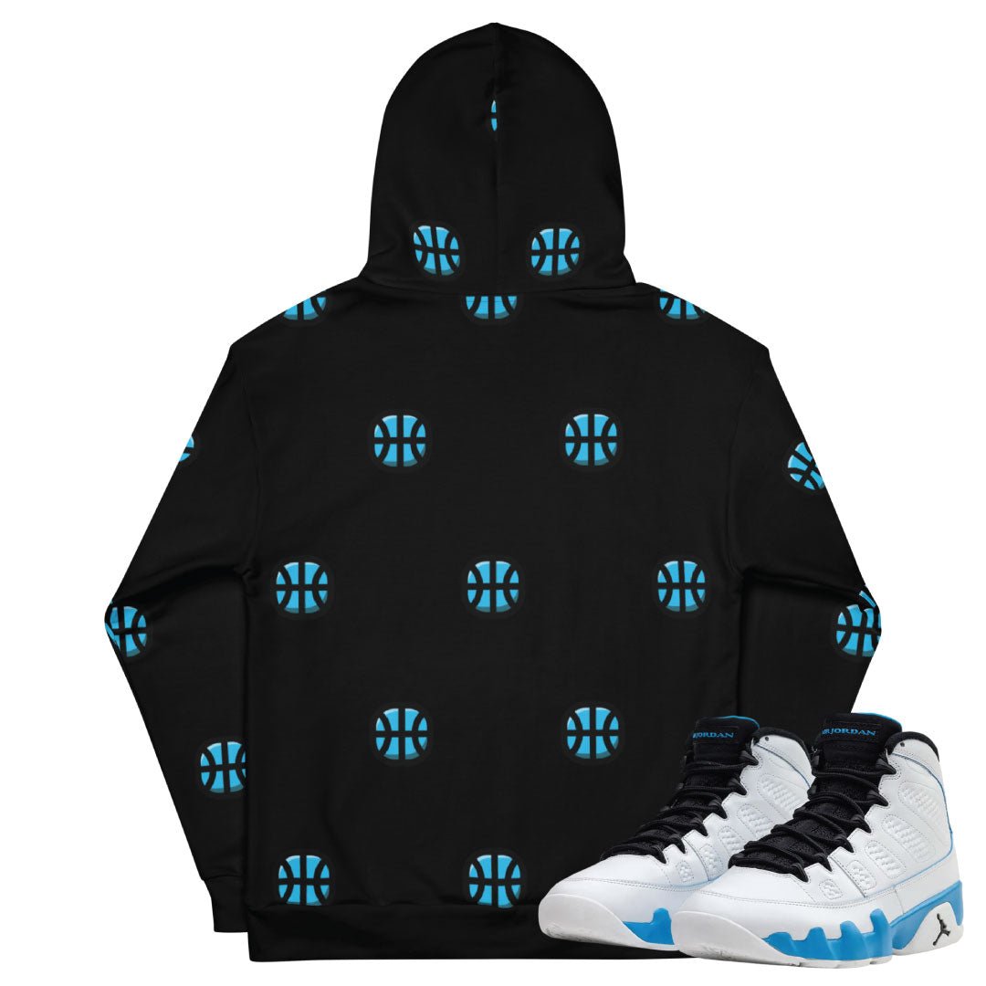 Retro 9 Powder Blue They Shootin' Hoodie