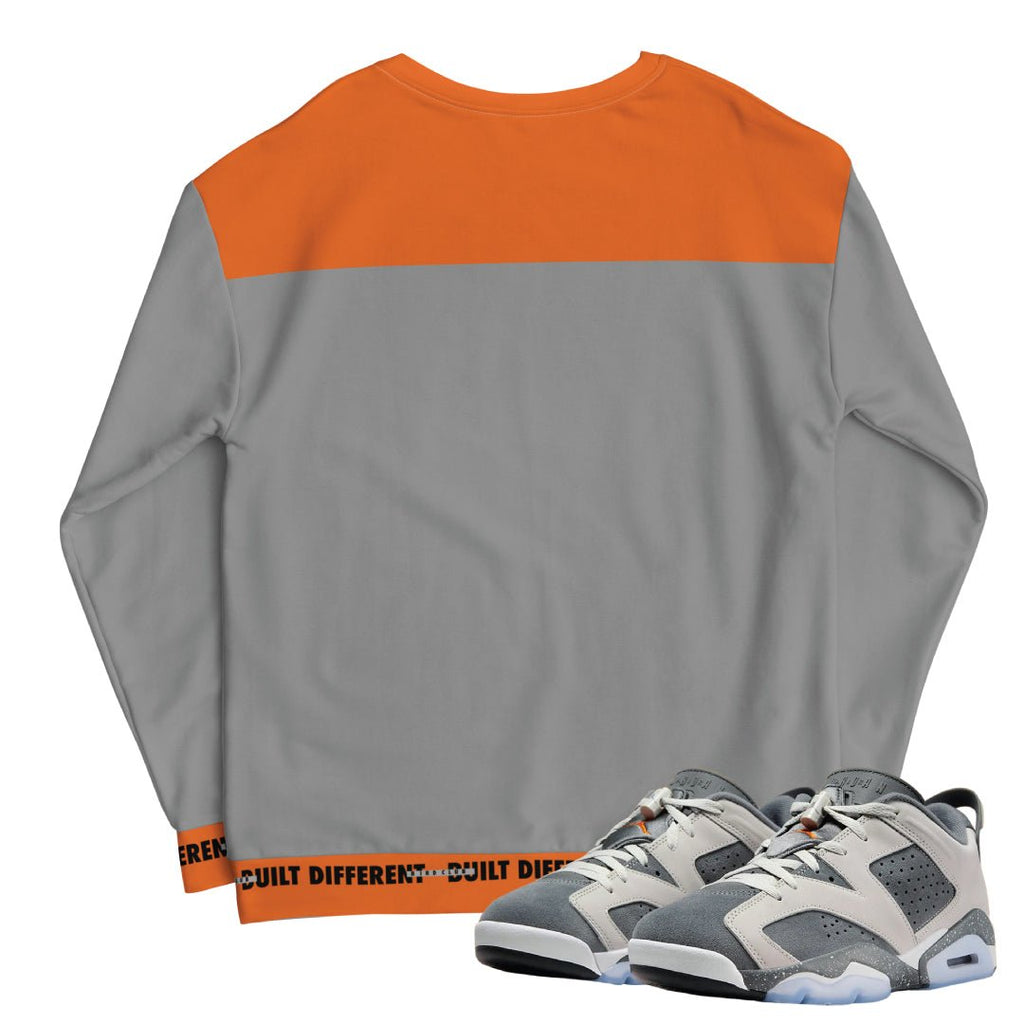 Retro 6 Low PSG Cement Grey Sweater - Sneaker Tees to match Air Jordan Sneakers