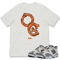Retro 6 PSG Cement Grey OG Bones shirt - Sneaker Tees to match Air Jordan Sneakers