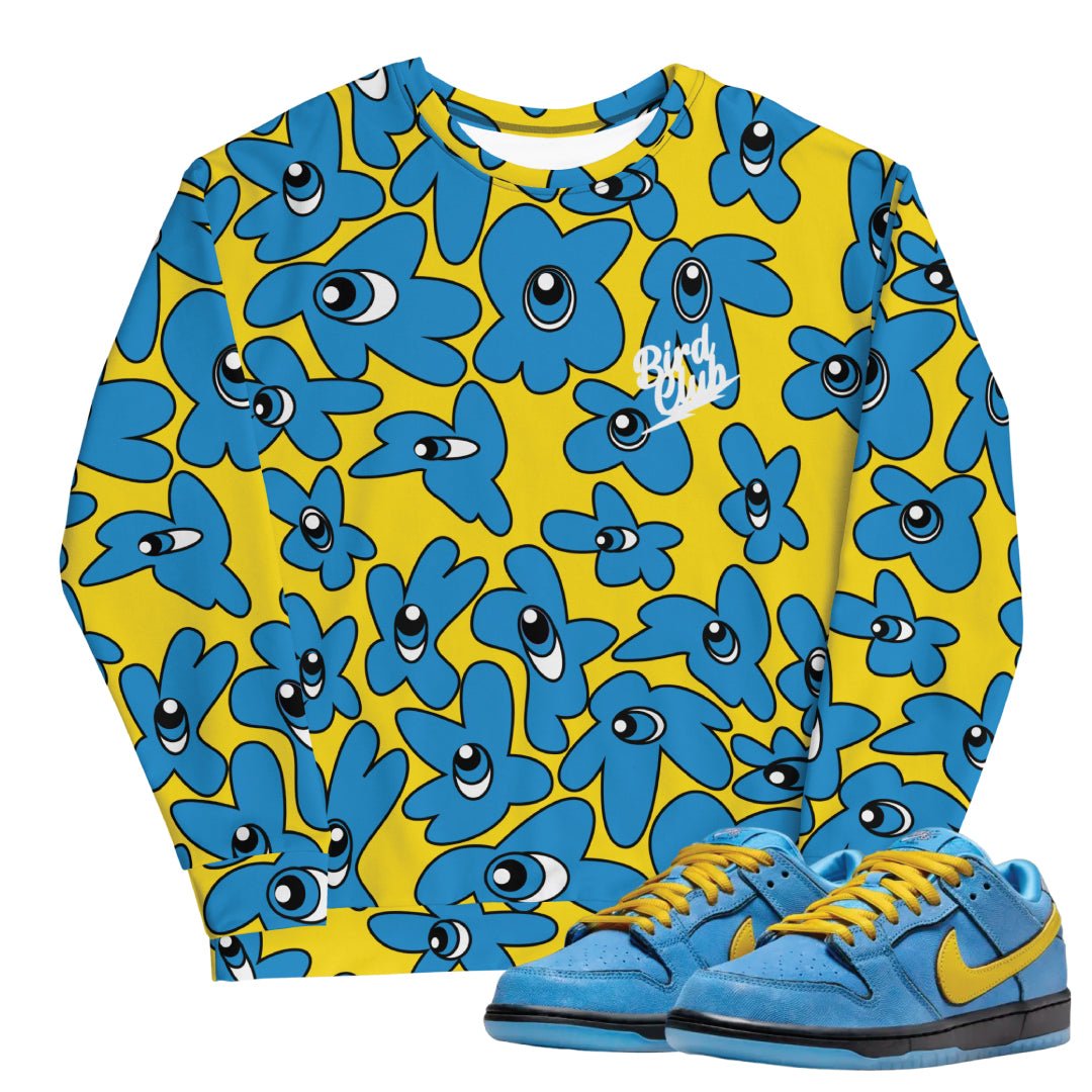 Power Puff SB Flower Power Bubbles Sweatshirt - Sneaker Tees to match Air Jordan Sneakers