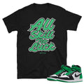 Retro 1 Lucky Green All Skill Shirt - Sneaker Tees to match Air Jordan Sneakers